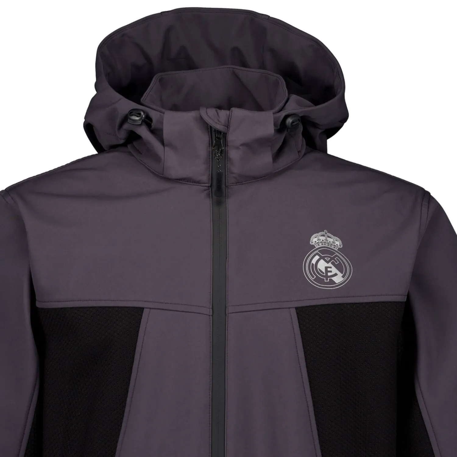 MBA Solutions Mens Outerwear Softshell Jacket Dark Grey Real Madrid^ Jackets