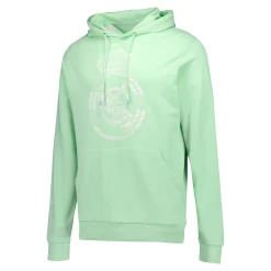 Foundry Mens Pastel Crest Hoodie Green Real Madrid^ Sweatshirts