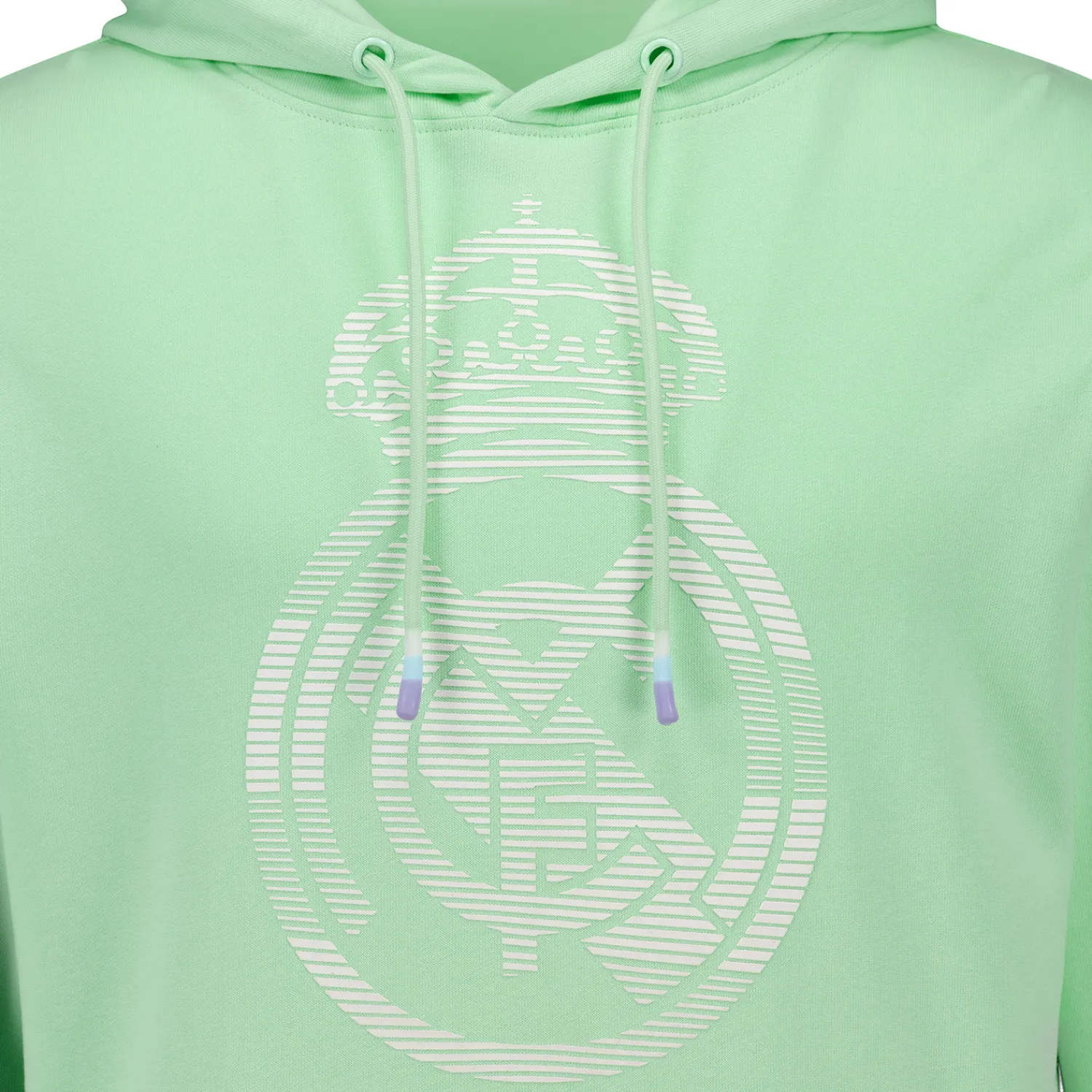 Foundry Mens Pastel Crest Hoodie Green Real Madrid^ Sweatshirts