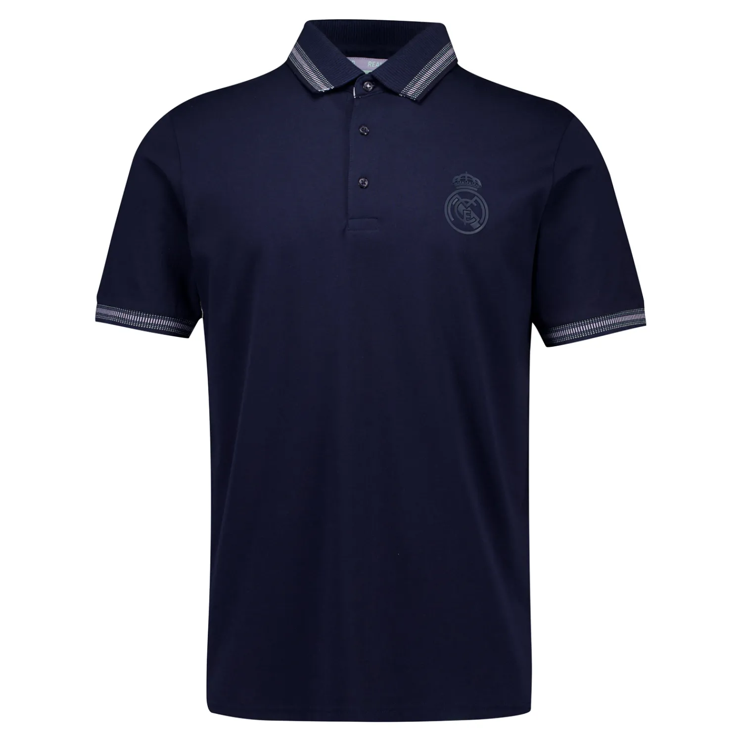 Foundry Mens Pastel Multi Tipped Polo Shirt Navy Real Madrid^ Polos