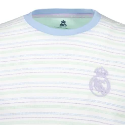 Foundry Mens Pastel Single T-Shirt Y/D Stripe Tee Light Real Madrid^ T-Shirts