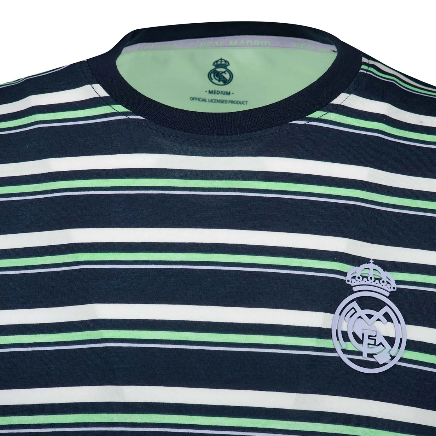 Foundry Mens Pastel Single T-Shirt Y/D Stripe Tee Dark Real Madrid^ T-Shirts