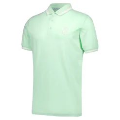 Foundry Mens Pastel Two Tone Pique Polo Shirt Green Real Madrid^ Polos
