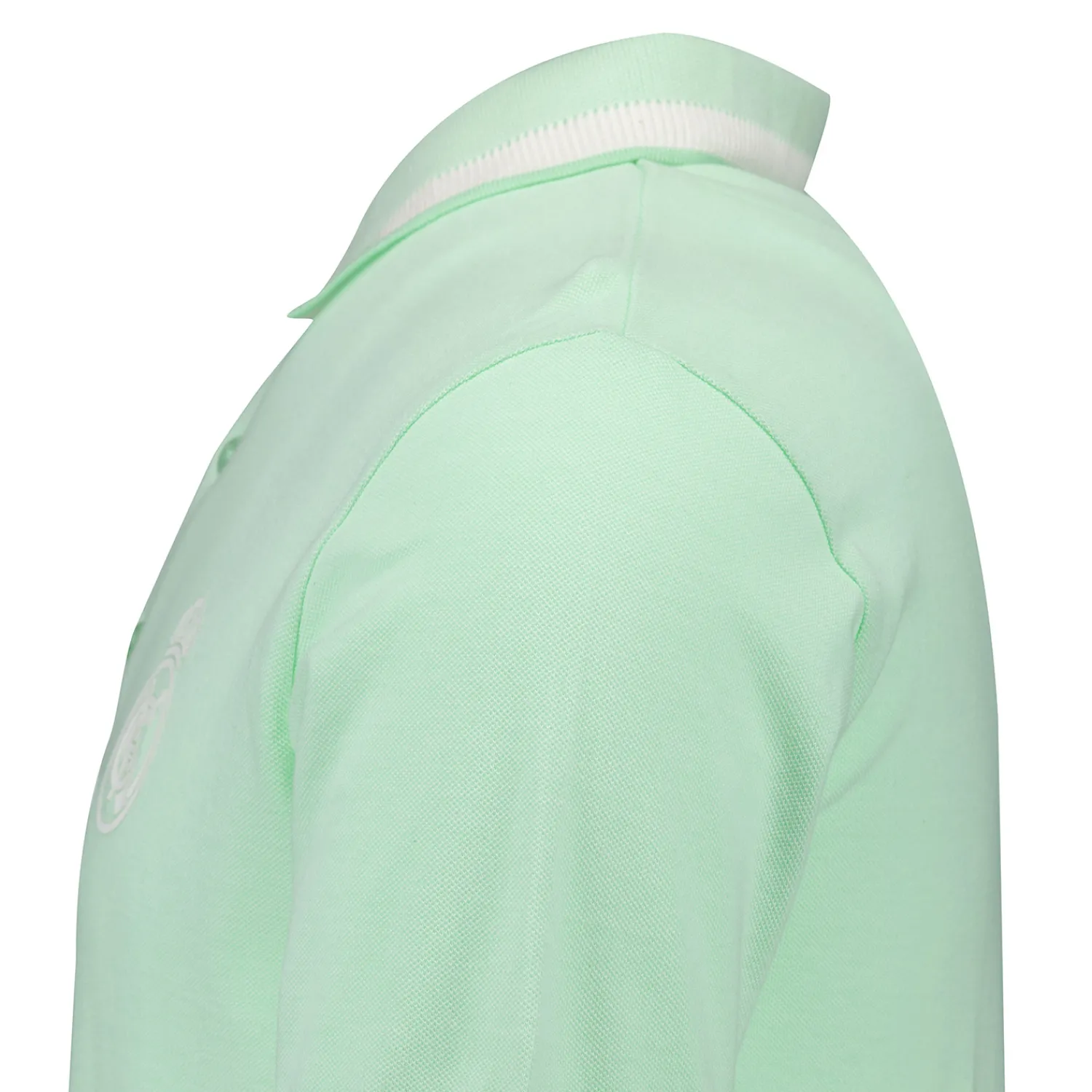 Foundry Mens Pastel Two Tone Pique Polo Shirt Green Real Madrid^ Polos