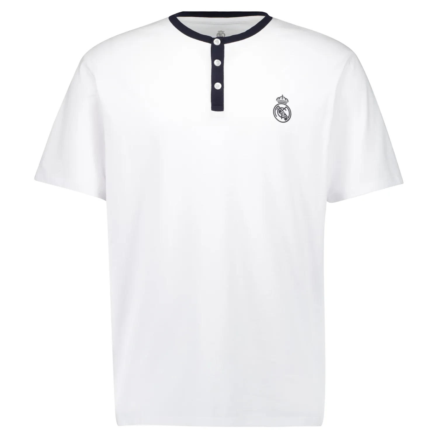 OSDM Mens Real Madrid White Dreams Pijama Set T-Shirt & Fleece Pants Navy^ T-Shirts|Nightwear