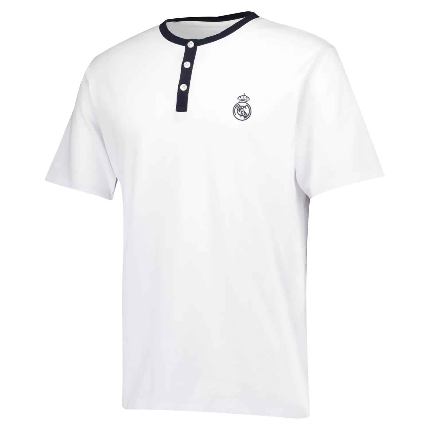 OSDM Mens Real Madrid White Dreams Pijama Set T-Shirt & Fleece Pants Navy^ T-Shirts|Nightwear