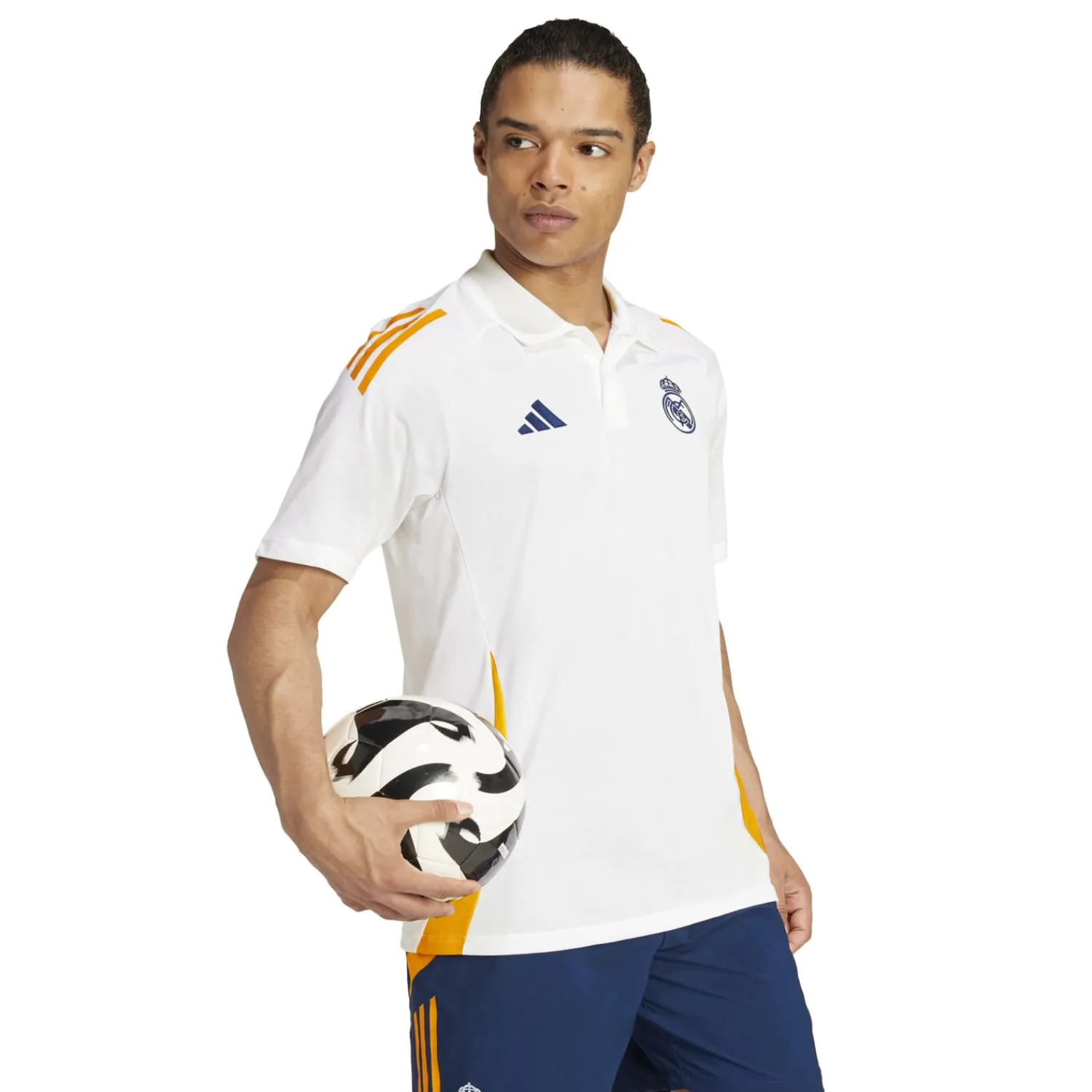 Adidas España, S.A.U Mens Training Polo 24/25 White^ Polos