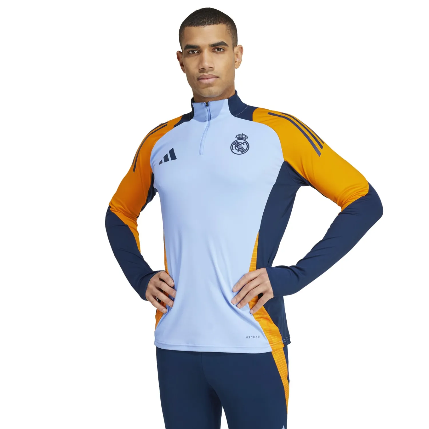 Adidas España, S.A.U Mens Training Top 24/25 Blue^ Sweatshirts