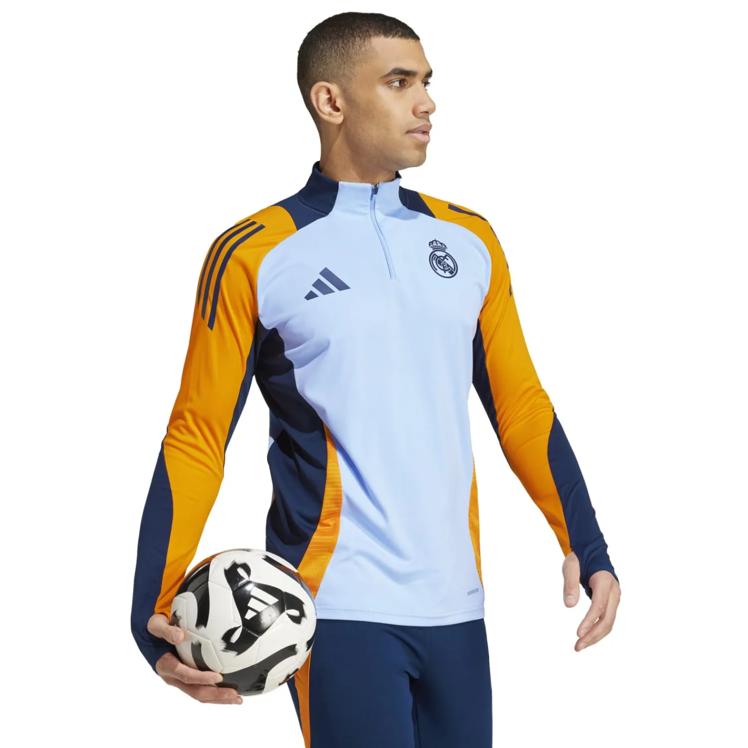 Adidas España, S.A.U Mens Training Top 24/25 Blue^ Sweatshirts