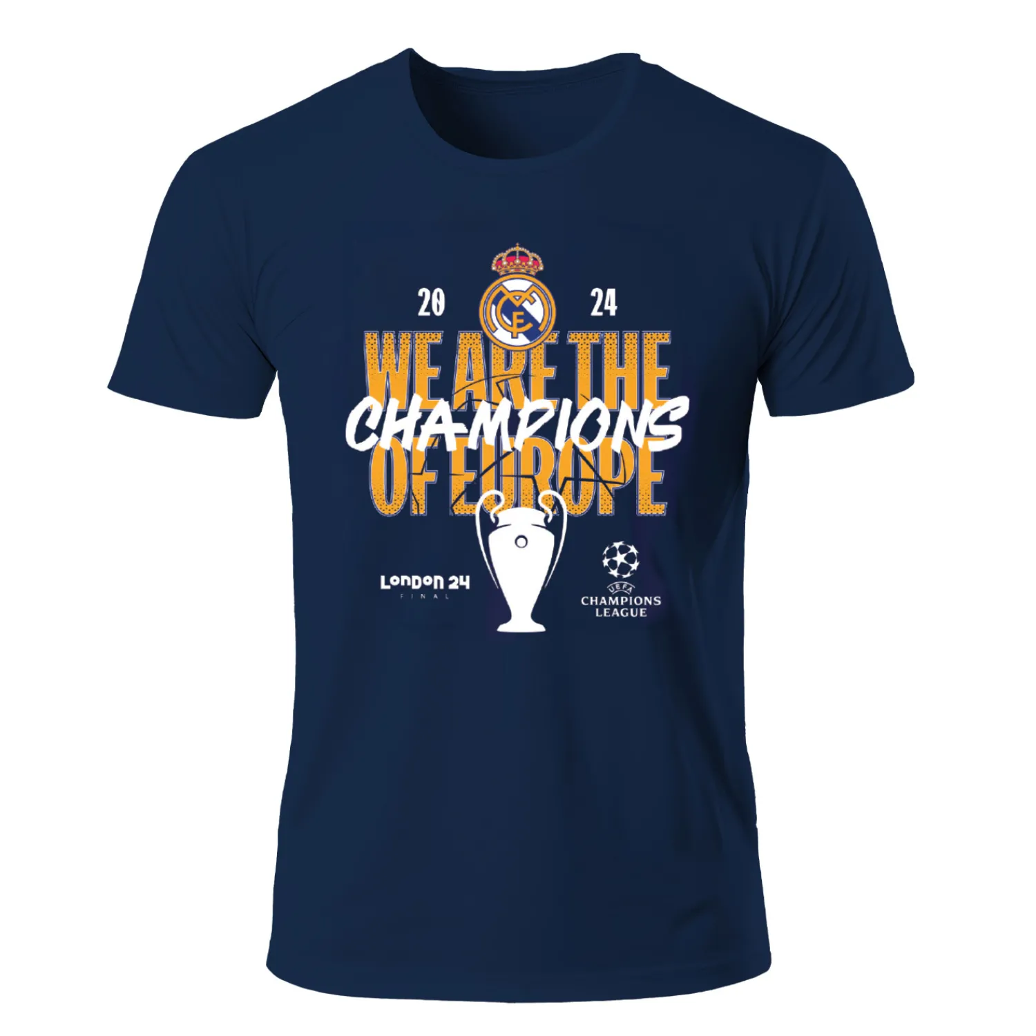 The Great Branding Company Mens UCL Champions 15 T-Shirt Navy^ T-Shirts