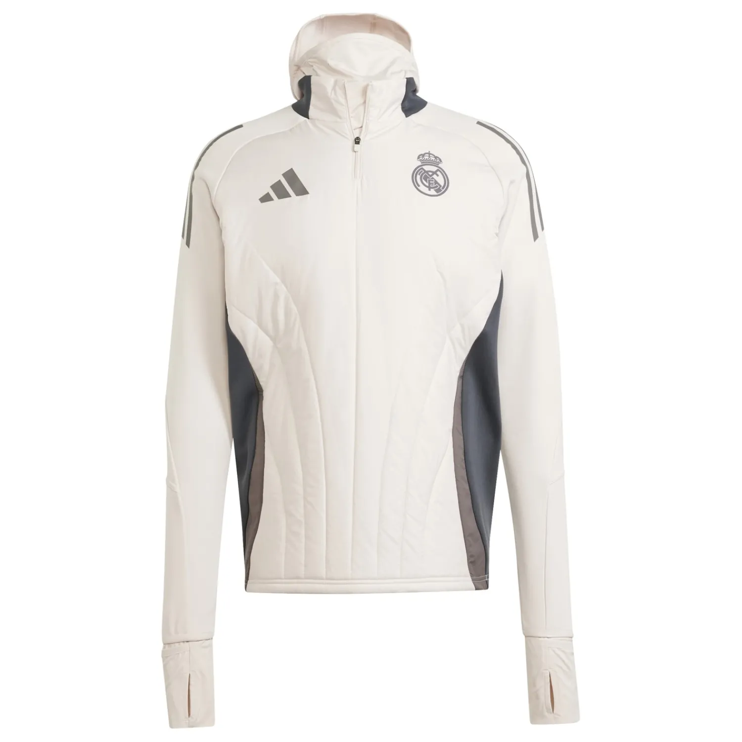 Adidas España, S.A.U Mens UCL Training Winter Top 24/25 Beige^ Tracksuits|Sweatshirts
