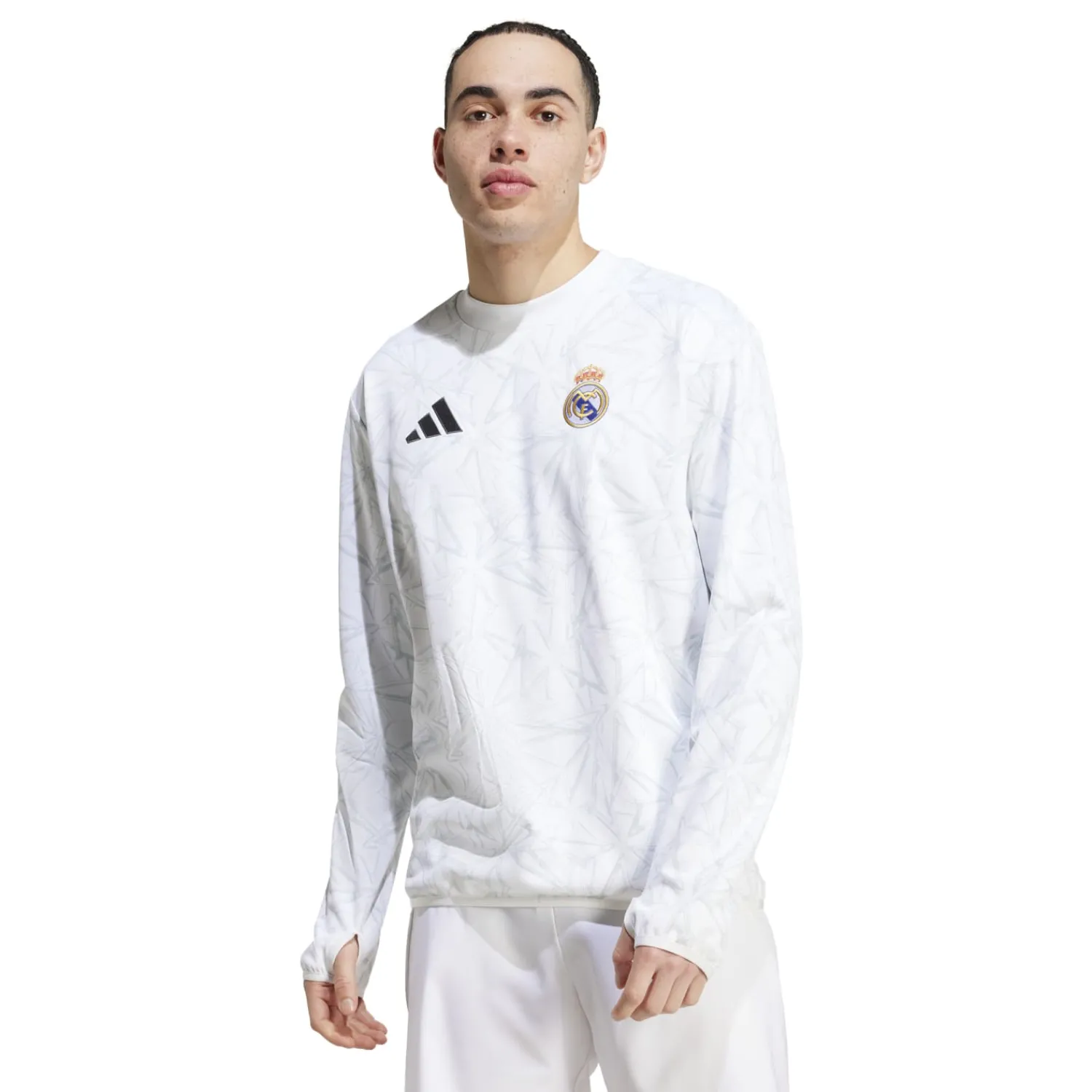 Adidas España, S.A.U Mens Warm Up Top 24/25 White^ Sweatshirts