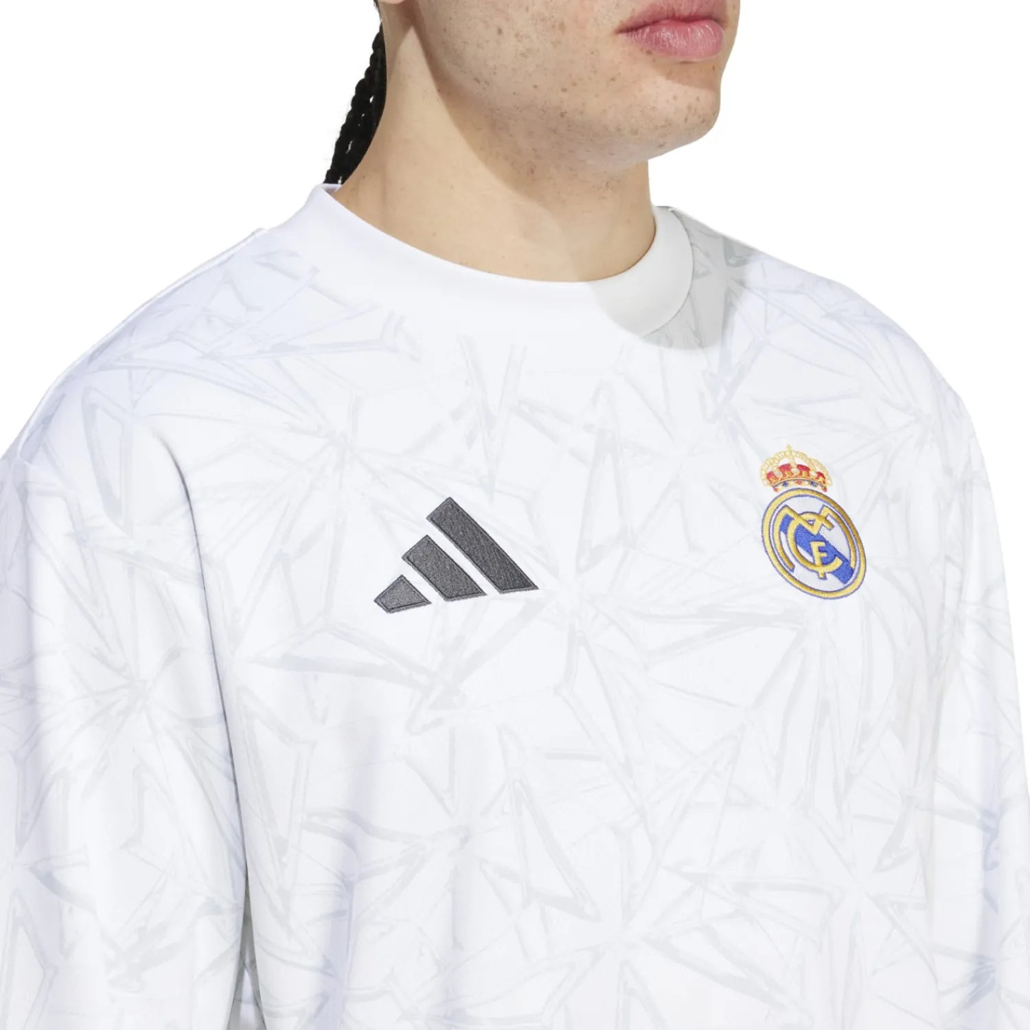 Adidas España, S.A.U Mens Warm Up Top 24/25 White^ Sweatshirts