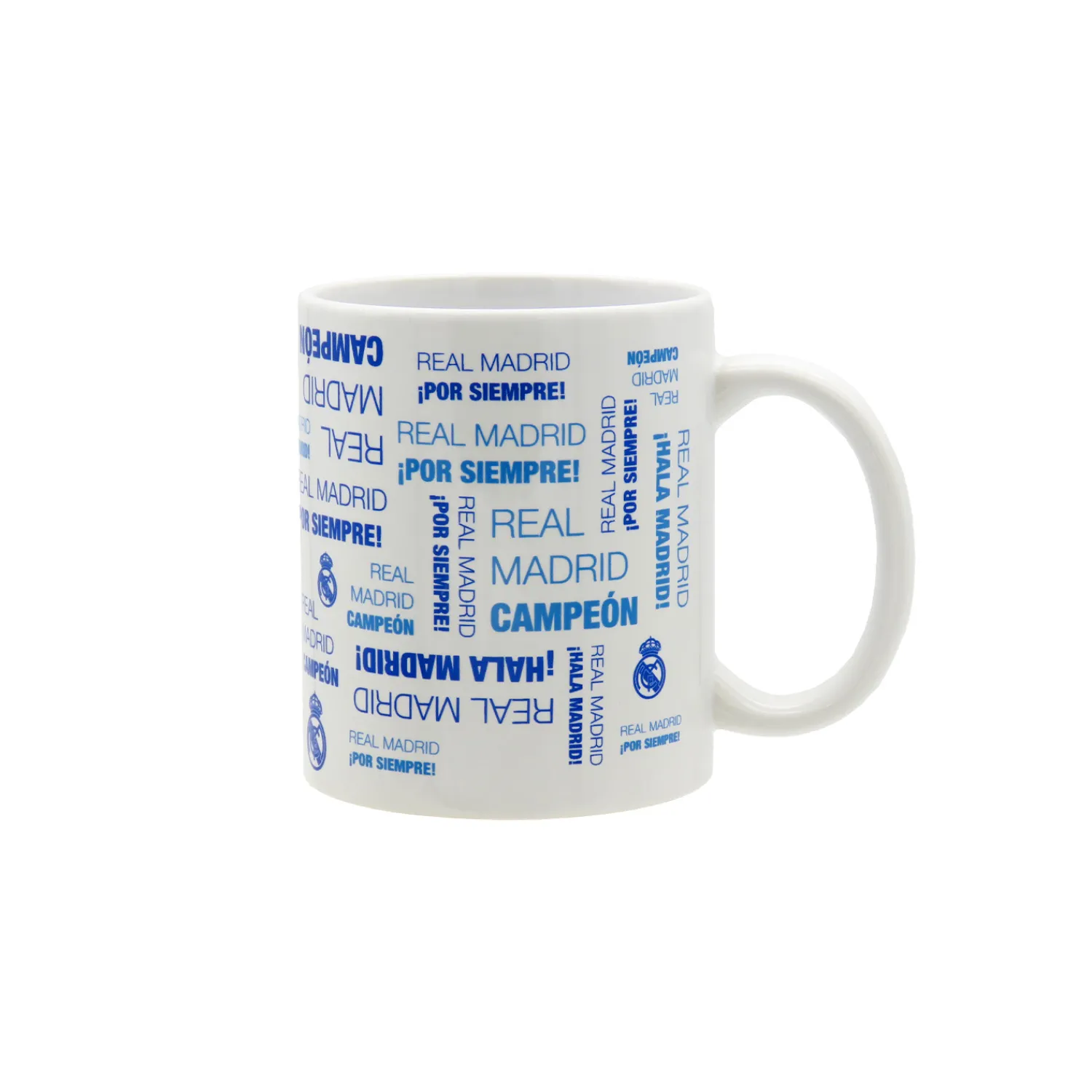 JLK Merchandising, S.L. 300ml Ceramic Text Mug White/Blue Real Madrid^ Glassware & Cups