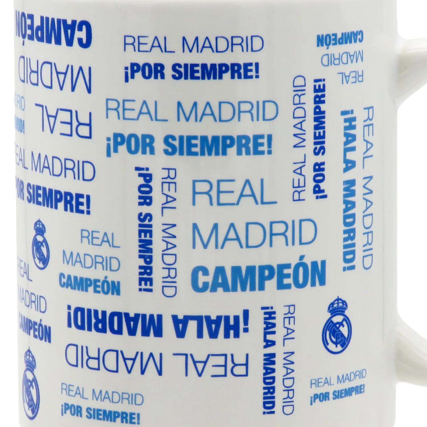 JLK Merchandising, S.L. 300ml Ceramic Text Mug White/Blue Real Madrid^ Glassware & Cups