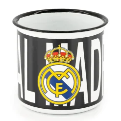 JLK Merchandising, S.L. 350ml Crest Metalic Mug White Real Madrid^ Glassware & Cups