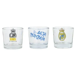JLK Merchandising, S.L. 50ml Pack 3 Shot Glasses Real Madrid^ Glassware & Cups