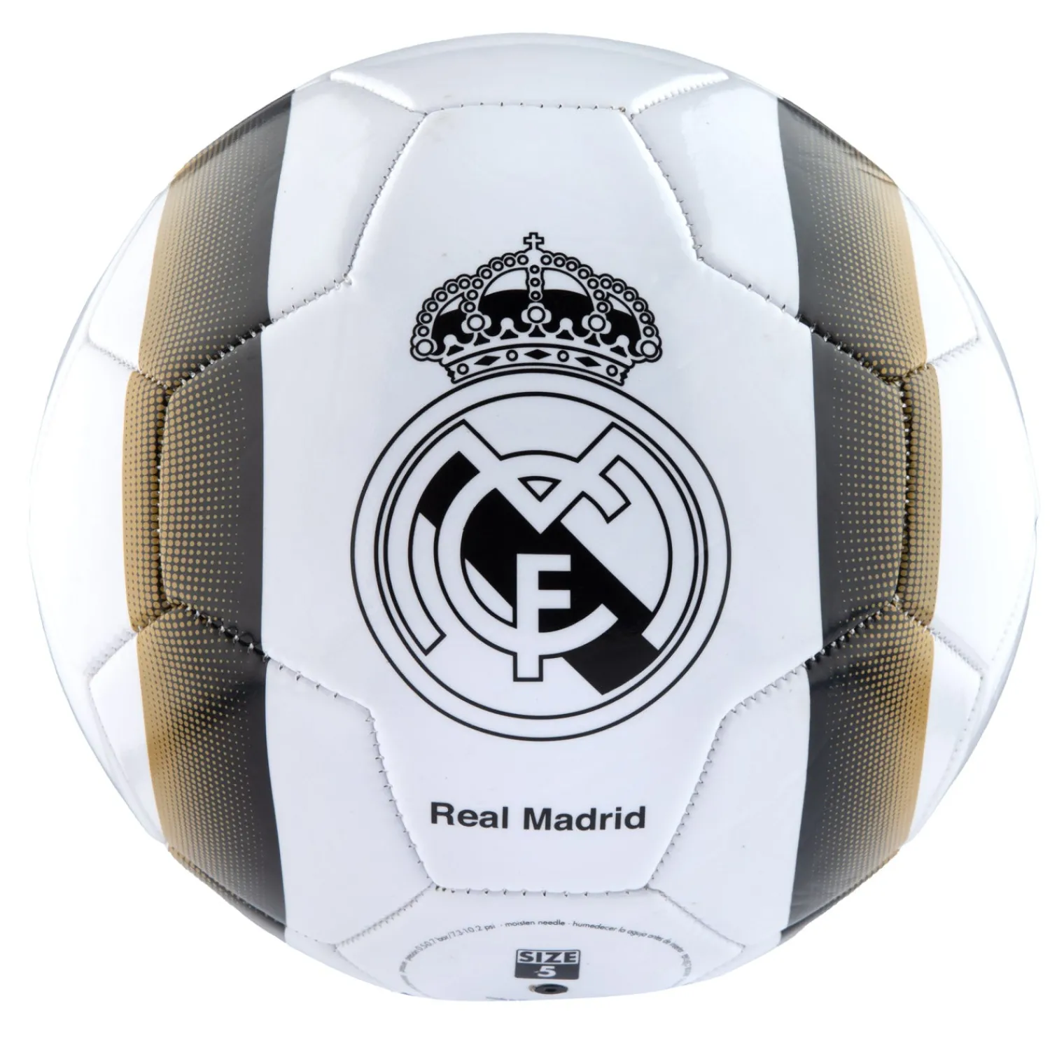 Project Rogers & JLK, S.L. Monocolor Crest Ball White Black^ Footballs