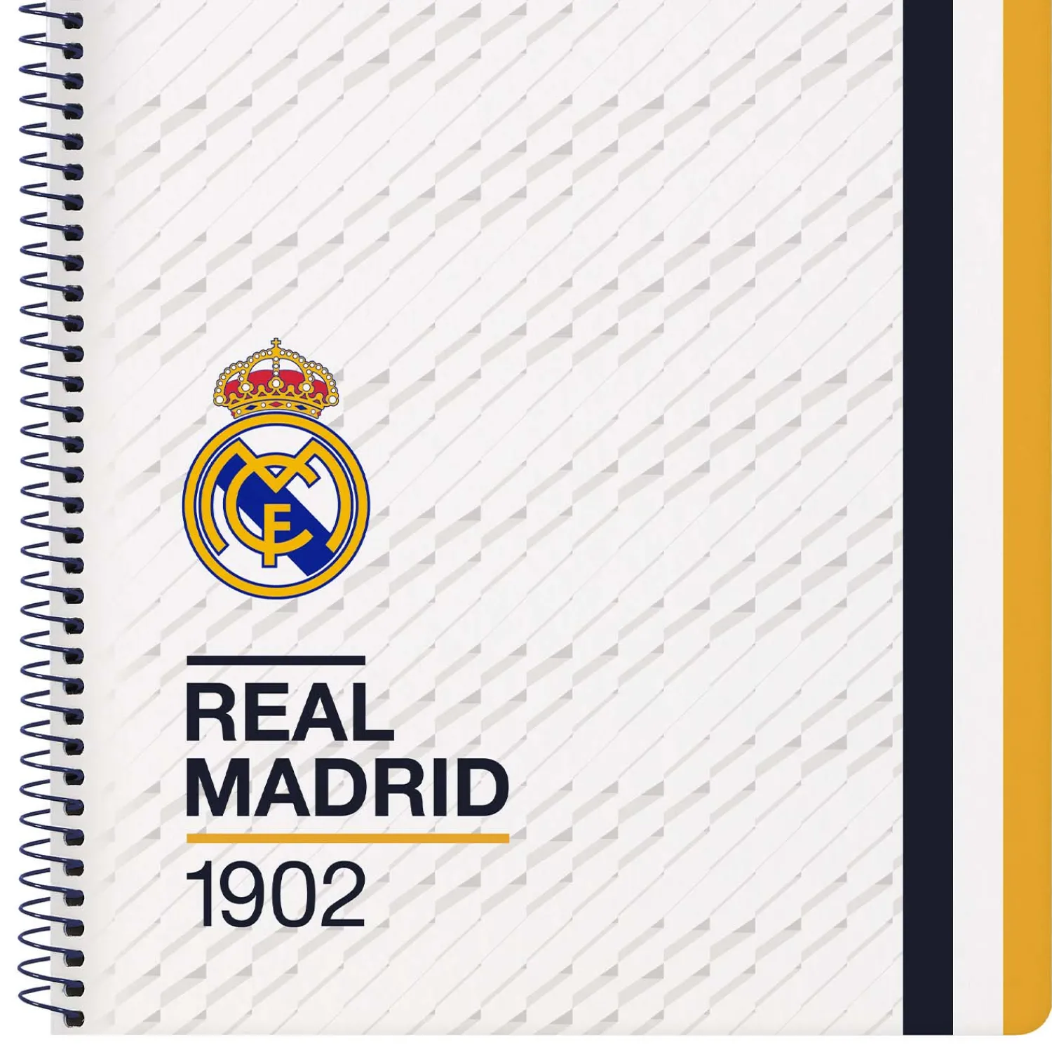 SAFTA S.A. Notebook Folio White/Gold^ Stationery|Back To School