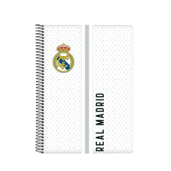 SAFTA S.A. Notebook White/Black Real Madrid^ Back To School|Stationery