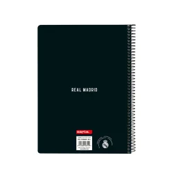 SAFTA S.A. Notebook White/Black Real Madrid^ Back To School|Stationery