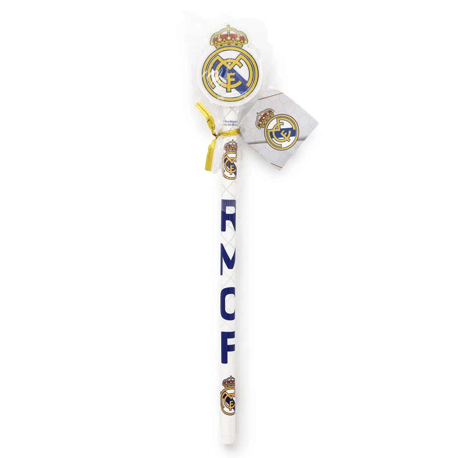 CyP Brands Evolution S.L. Pencil Crest Eraser White Real Madrid^ Stationery