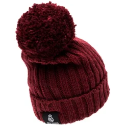 Project Rogers & JLK, S.L. Pompom Beanie Burgundy^ Beanies