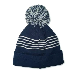 Project Rogers & JLK, S.L. Pompom Beanie Navy White Straps Real Madrid^ Beanies