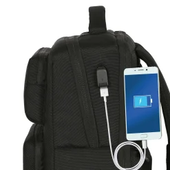 SAFTA S.A. Premium Double Laptop Backpack Black^ Bags & Luggage|Back To School