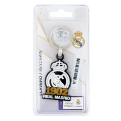 Promoestrategia, S.L. Real Madrid 1902 Crest Keyring White/Black^ Keyrings
