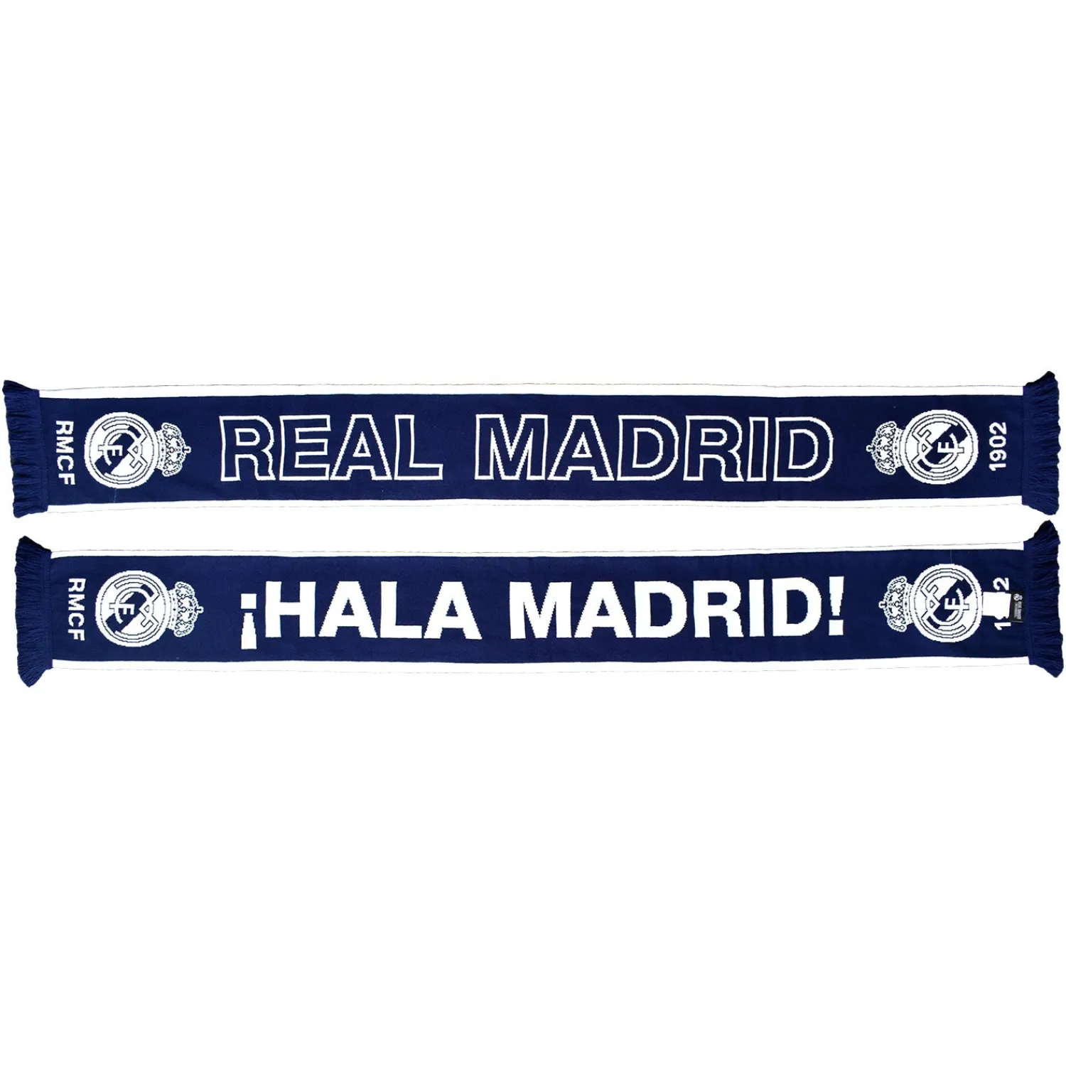 Project & Rogers Real Madrid Double Sided Hala Madrid Scarf-Black/Blue/White^ Scarves