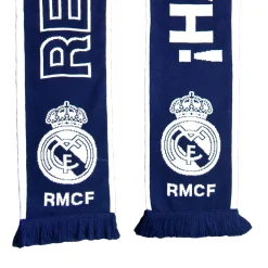 Project & Rogers Real Madrid Double Sided Hala Madrid Scarf-Black/Blue/White^ Scarves