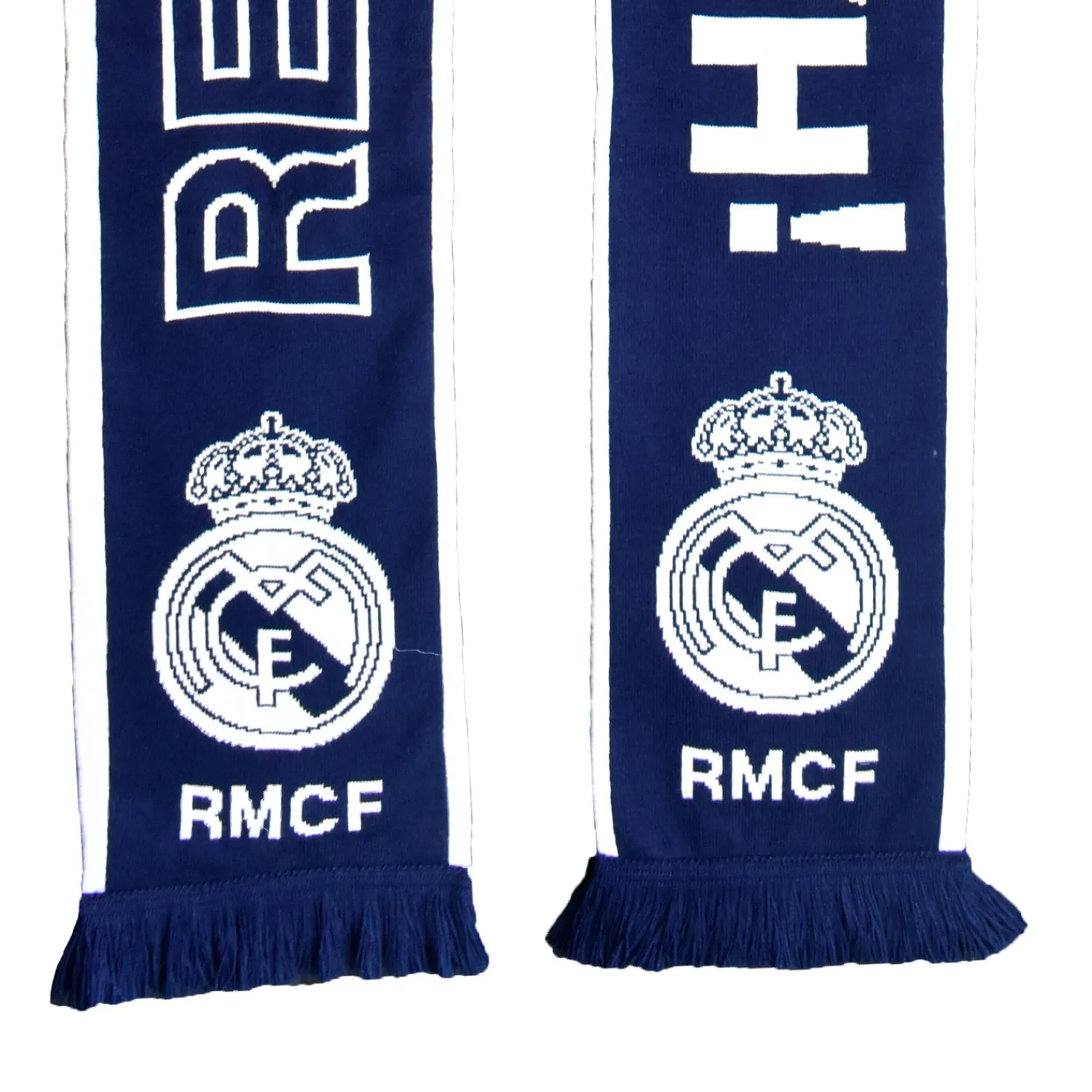 Project & Rogers Real Madrid Double Sided Hala Madrid Scarf-Black/Blue/White^ Scarves