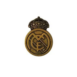 Project & Rogers Real Madrid Gold Crest Pin^ Keyrings