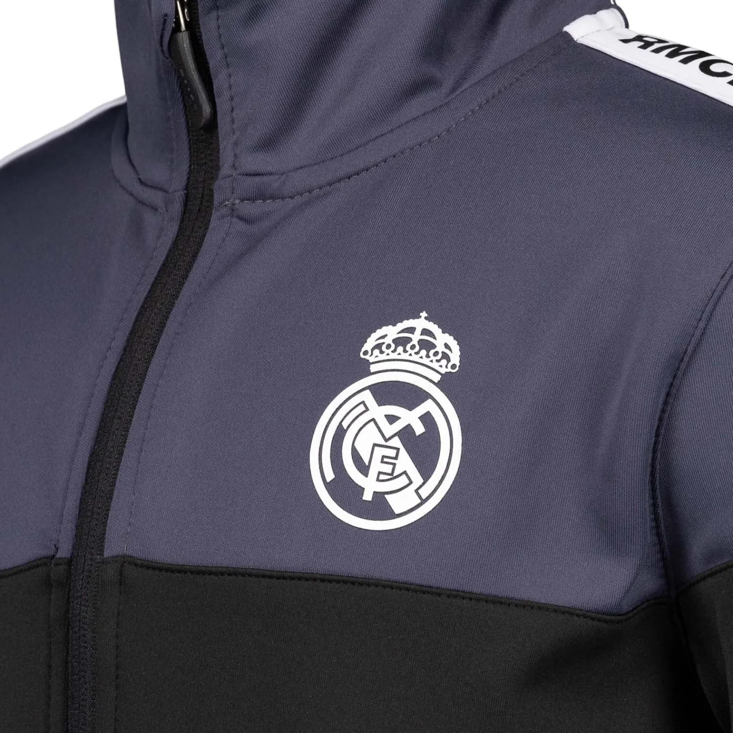Project Rogers & JLK, S.L. Real Madrid Youth Tracksuit Black/Grey/White^ Tracksuits|Tracksuits
