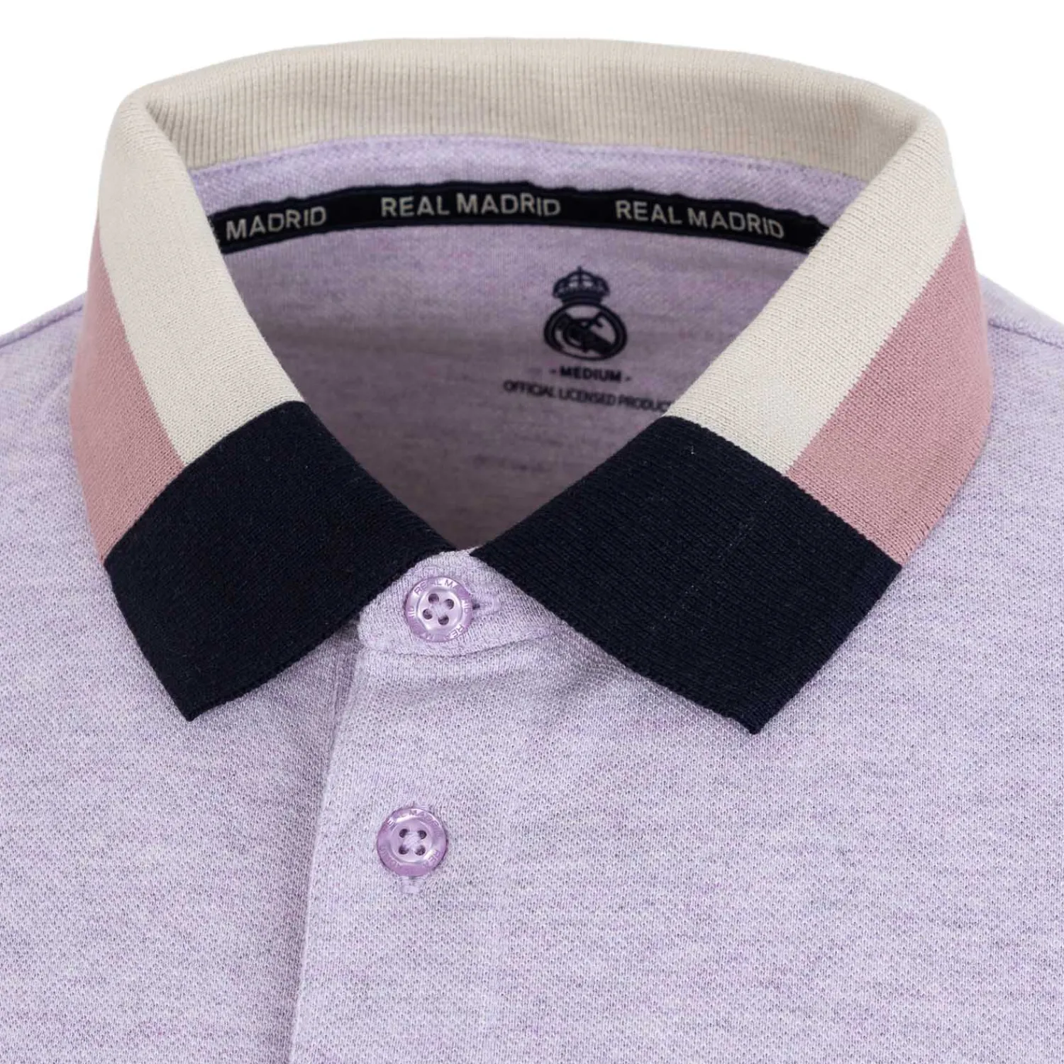 Foundry Sakura Mens Block Tipped Collar Polo Purple^ Polos