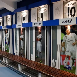 Pursuit 3 Santiago Bernabéu Stadium Real Madrid Locker Room Piece – White Wood Teak^ Back To School|Memorabilia
