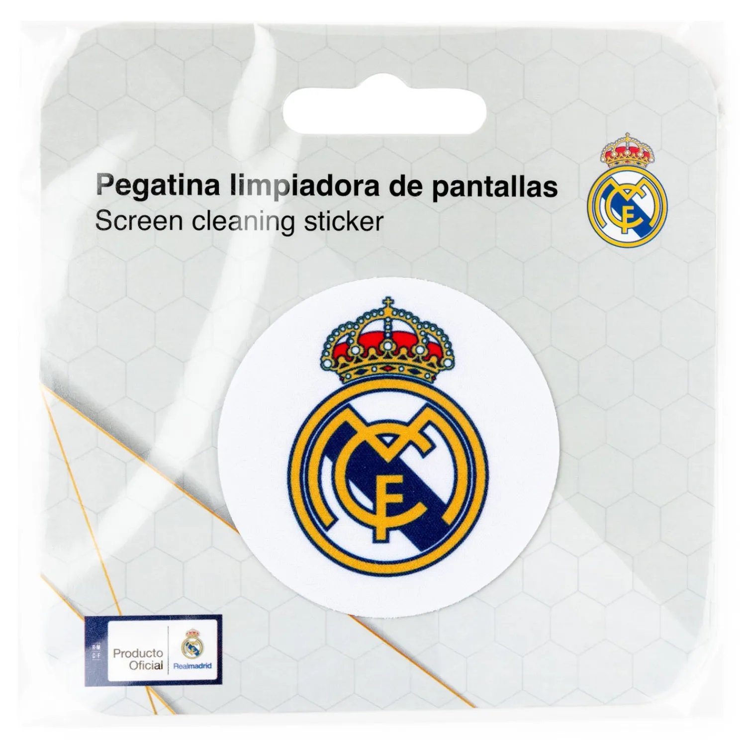 Friendly License S.L. Screen & Glass Cleaner Sticker Real Madrid^ Electronics|Glassware & Cups