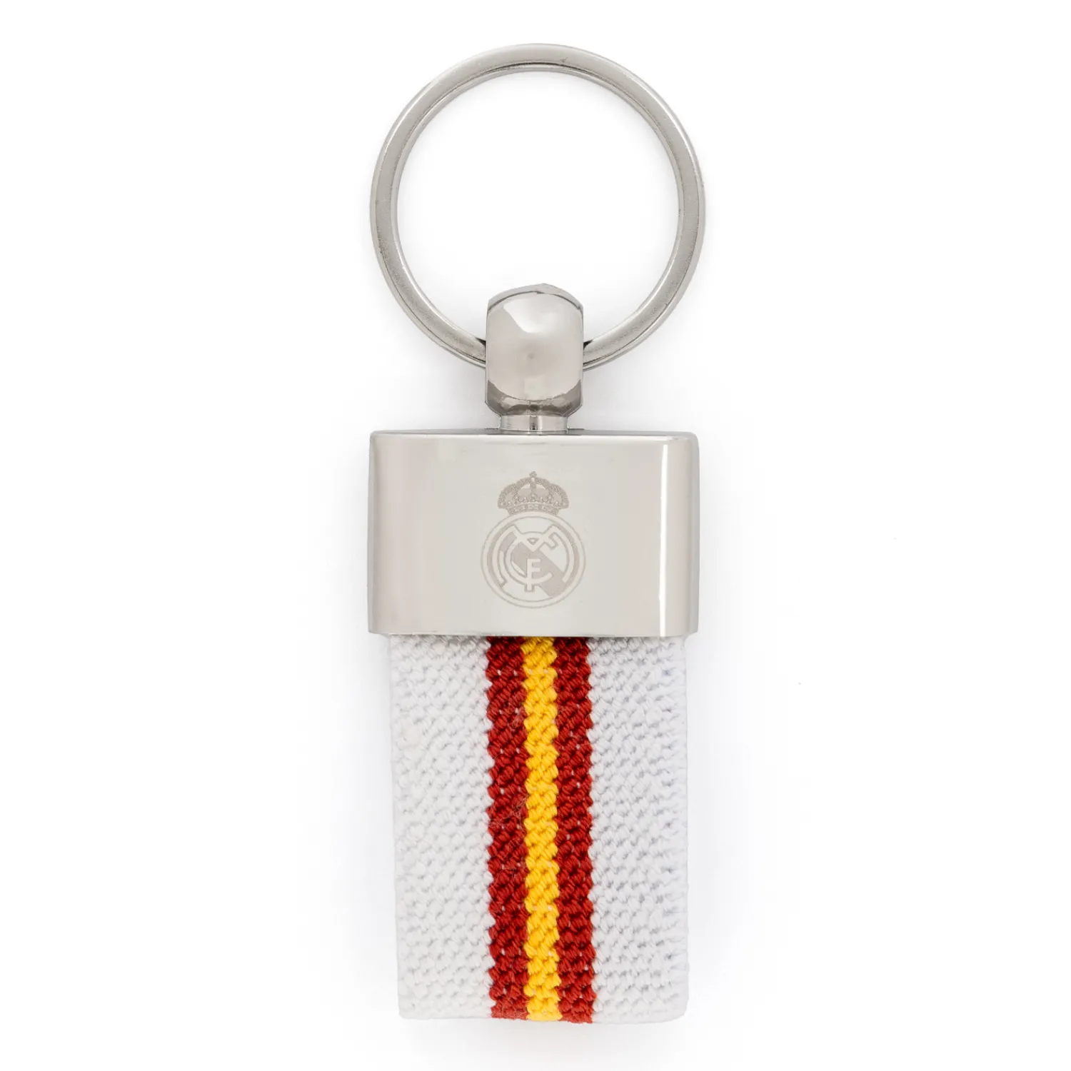 JLK Merchandising, S.L. Spanish Flag Keyring White Real Madrid^ Keyrings