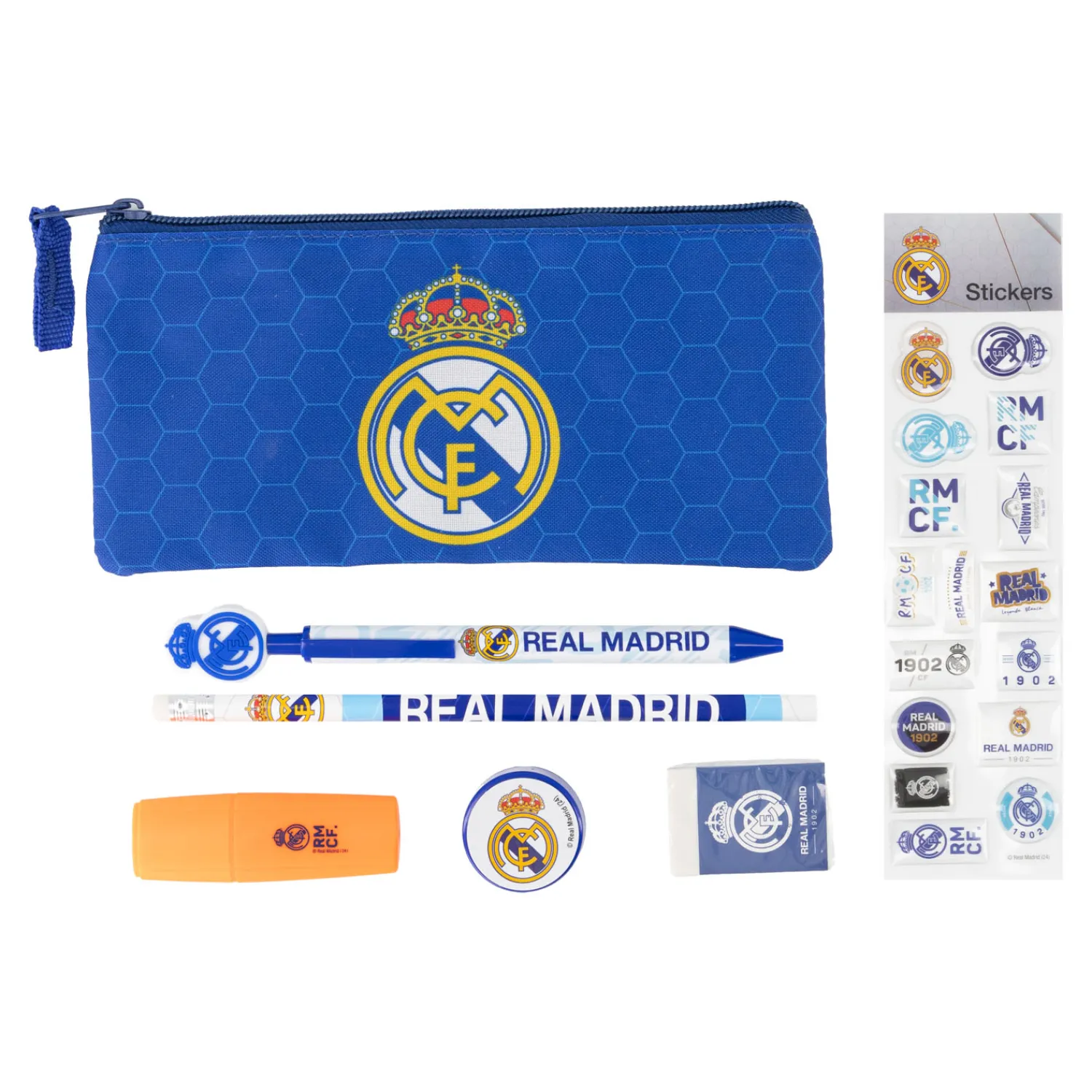 CyP Brands Evolution S.L. Stationery Set With Stickers Real Madrid^ Stationery