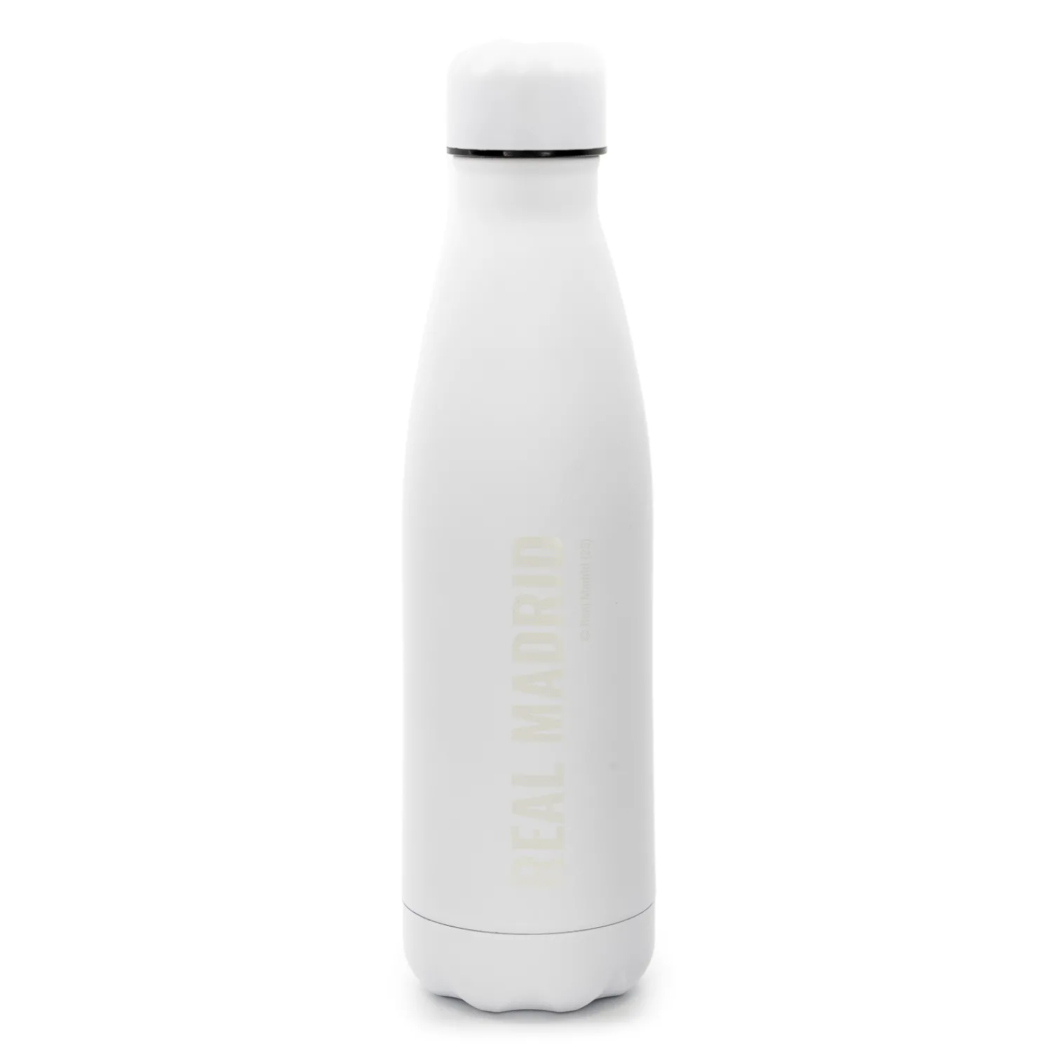CyP Brands Evolution S.L. Steel 500ml Rubberized Bottle White Real Madrid^ Glassware & Cups