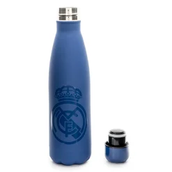 CyP Brands Evolution S.L. Steel 500ml Rubberized Bottle Blue Real Madrid^ Glassware & Cups