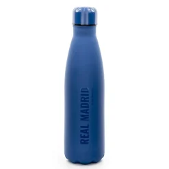 CyP Brands Evolution S.L. Steel 500ml Rubberized Bottle Blue Real Madrid^ Glassware & Cups