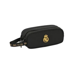 SAFTA S.A. Triple Pencil Case Black/Mustard Real Madrid^ Stationery