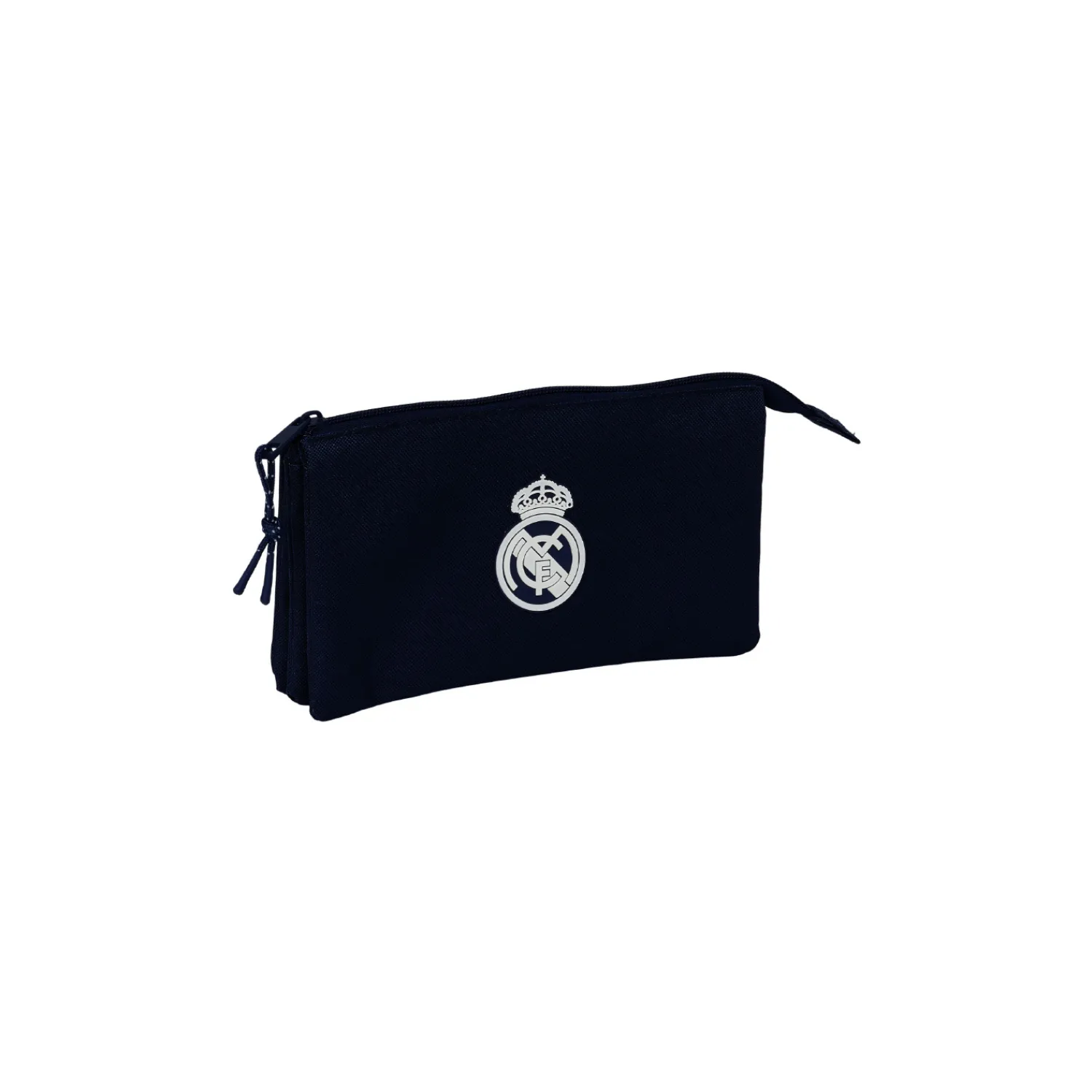 SAFTA S.A. Triple Pencil Case Navy/White Real Madrid^ Back To School|Stationery
