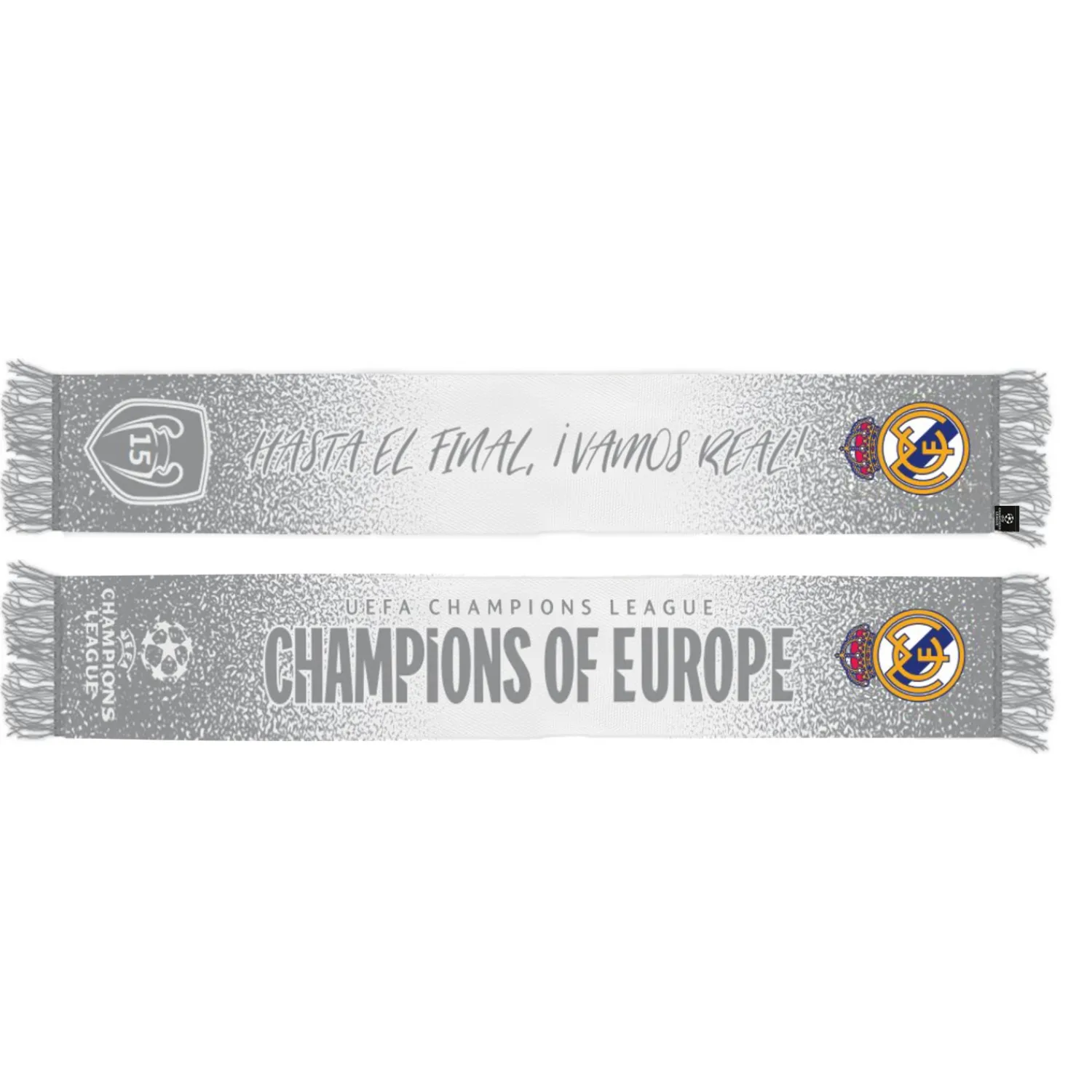 The Great Branding Company UCL Champions Of Europe Scarf Silver^ Scarves