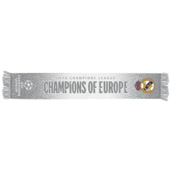 The Great Branding Company UCL Champions Of Europe Scarf Silver^ Scarves