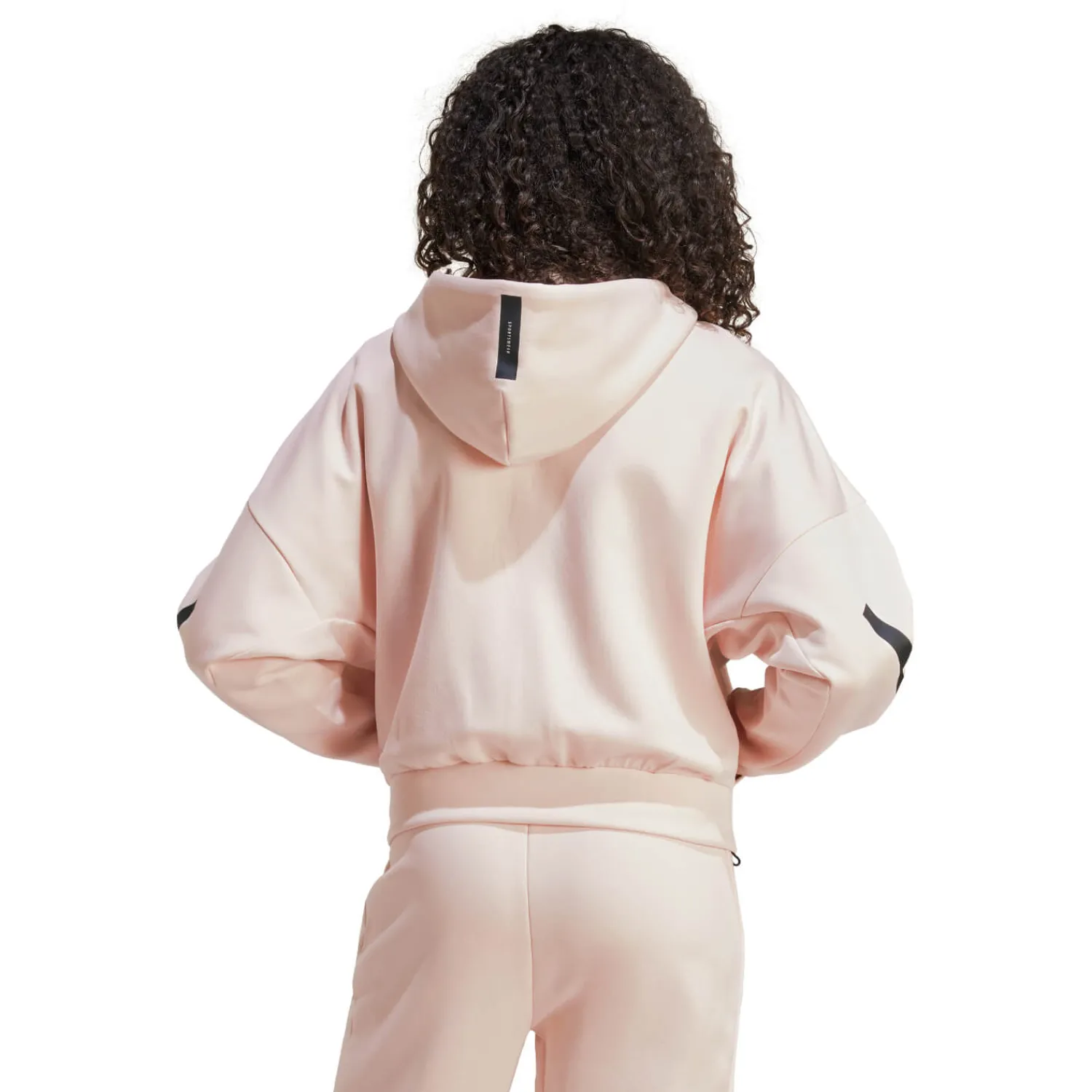 Adidas España, S.A.U Womens adidas Real Urban Full Zip Hoodie Light Pink^Women Jackets|Sweatshirts