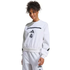 Adidas España, S.A.U Womens adidas Real Urban Sweatshirt White^Women Sweatshirts|Tracksuits