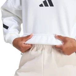 Adidas España, S.A.U Womens adidas Real Urban Sweatshirt White^Women Sweatshirts|Tracksuits